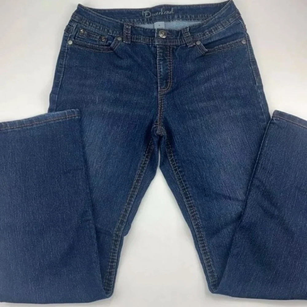 ND Weekend Women's Embroidered Blue Jeans Size 8 - Picture 2 of 8